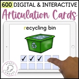 Digital Articulation Cards Interactive Speech Therapy