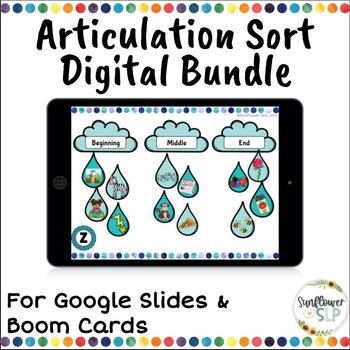 Preview of Digital Articulation Sort Bundle for Speech Therapy