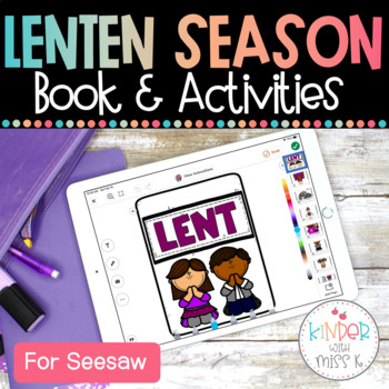 Preview of Digital Ash Wednesday & Lent Book for Seesaw