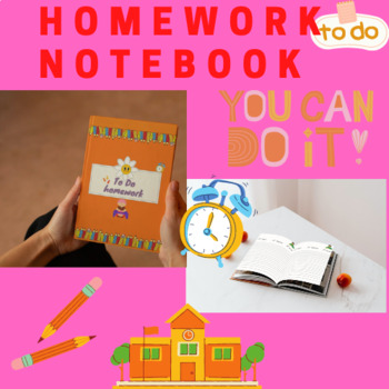 Preview of Digital Assignment Notebook, Weekly Planner, Homework Tracker