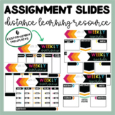 Digital Assignment Slides | Digital Agenda | Weekly Overvi