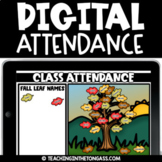 Digital Attendance Chart Google Classroom PowerPoint Edita