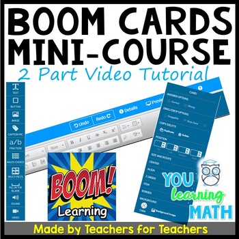 Preview of Digital BOOM Cards Mini-Course: Create, Assign and Sell - 2 videos #BOOMcards