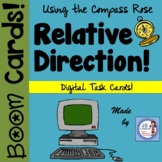 Digital BOOM Task Cards: Compass Rose & Relative Direction