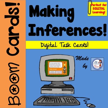 Preview of Digital BOOM Task Cards: Making Inferences (distance Learning)