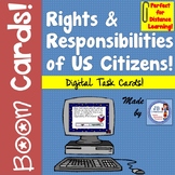 Digital BOOM Task Cards: Rights & Responsibilities of US Citizens