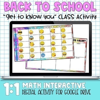 Preview of Digital Back to School Activities