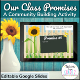 Digital Back to School Community Building | Classroom Promises