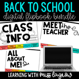 Digital Back to School Flipbook Bundle