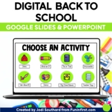 Digital Back to School | Games and Activities | Google Meet Zoom
