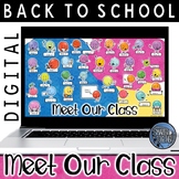 Digital Back to School Meet the Class