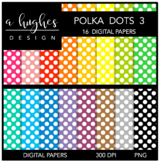 Digital Backgrounds/Paper Set: Polka Dots 3