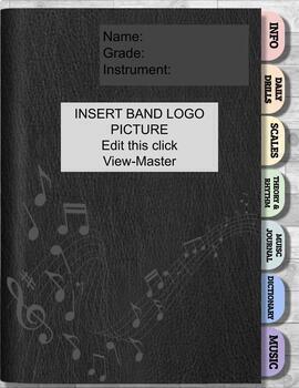 Digital Band Binder Template by Flordelisa Benitez TPT