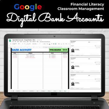Preview of Digital Bank Accounts | Financial Literacy & Classroom Management | Google