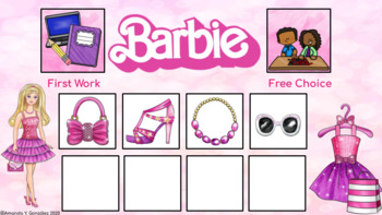 Preview of Digital Barbie Token Board