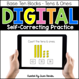 Digital Base Ten with Tens & Ones {For Distance Learning}