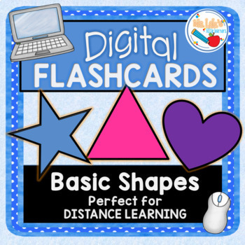 Preview of Digital Basic Shapes Flashcards