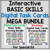 Digital Basic Skills Matching Task Card MEGA Bundle for Sp