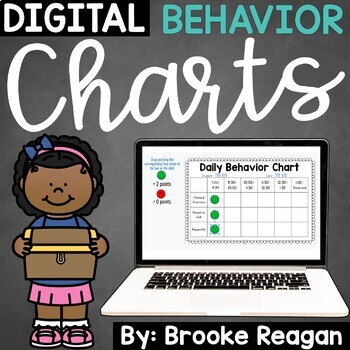 Preview of Digital Behavior Charts Classroom Management {Behavior Charts for Google Slides}