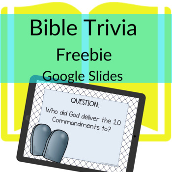 Preview of Digital Bible Trivia on Google Slides FREEBIE
