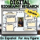 Digital Biography Research Project in Spanish Editable Biografias