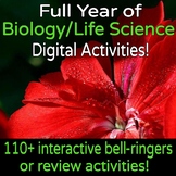 Digital Biology/Life Science Bell-Ringer or Review Activit