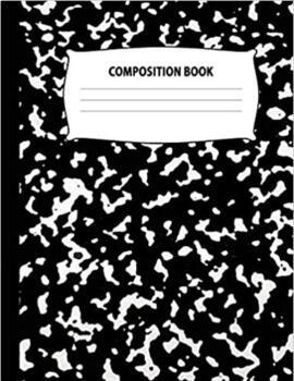 Preview of Digital Black Composition Notebook 