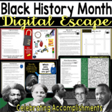 Digital Black History Celebrating Accomplishments Escape Puzzles