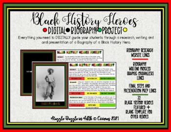 Preview of Digital Black History Heroes Project