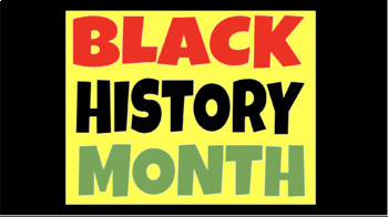 Preview of Digital Black History Month Famous African American a Day (Google Slides)