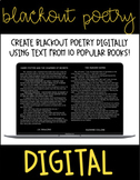 Digital Blackout Poetry | Editable and Interactive - Dista