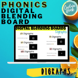 Digital Blending Board: Digraphs Phonics Minilessons with 