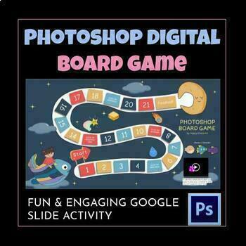 Preview of Digital Board Game Adobe Photoshop Fun Engaging Game