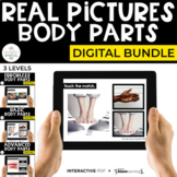 Digital Body Parts Interactive PDF + Boom Cards™ Special E