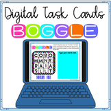 Digital Boggle Task Cards ~ Word Work ~ Enrichment Challenge