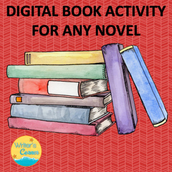 Preview of Book Activity for Any Novel, Google Slides, PDF, PNG, Powerpoint, Substitute
