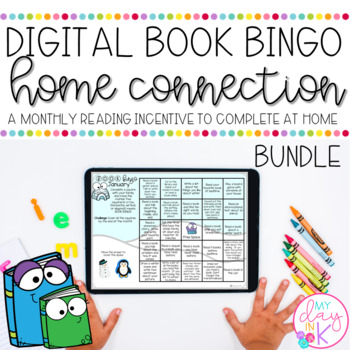 Preview of Digital Book Bingo Monthly Reading Incentive | Google Slides