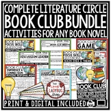 Book Club Activities Literature Circles Reading Response Talks Questions Sheets