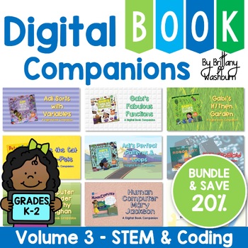 Preview of Digital Book Companions STEM Bundle ➡️ Grades K-2