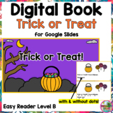 Digital Book Halloween Trick or Treat Easy Reader Book for