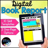 Digital Book Report Templates, Google Slides Reading Compr