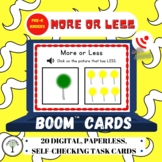 Earth Day Boom Cards - Dr. Seuss Inspired "More or Less" (