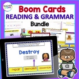 BOOM CARDS 2nd & 3rd Grade READING & GRAMMAR Practice & Re