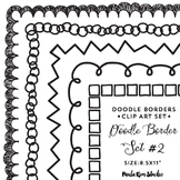 Doodle Border Set #2 - 8.5x11"