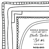 Doodle Border Set #4 - 8.5x11"