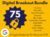 Digital Breakout Bundle 75 Breakouts (January, Winter, Esc