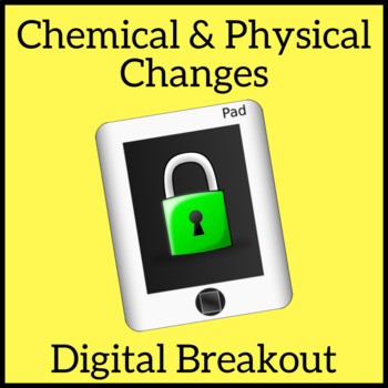 Preview of Chemical and Physical Changes Escape Room Digital Distance Learning