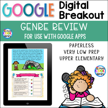 Preview of Reading Genres - Digital Breakout