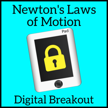 Preview of Newton's Laws of Motion Escape Room Digital Distance Learning Breakout