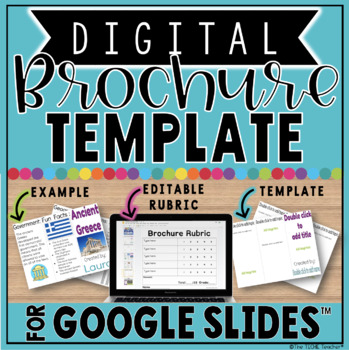 Preview of Digital Brochure Template in Google Slides™